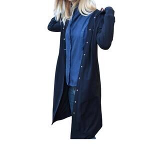 The Eight Senses Snap Front Cardigan Jacket Coatigan Minimalist Women's S
